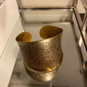 Vintage gold cuff